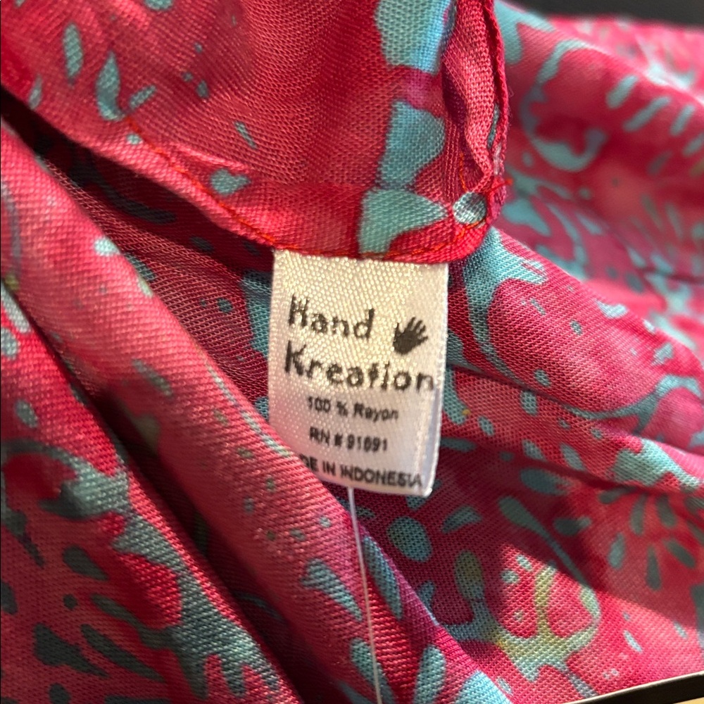 Pink Floral Sarong Wrap Dress - Picture 3 of 7